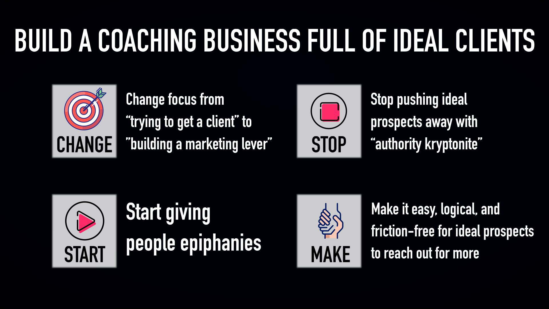 4 Steps to Build A Business Full Of Coaching Clients 4 Steps to Build A Business Full Of Coaching Clients